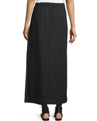 Johnny Was Jwla For Zona Embroidered Maxi Skirt Black