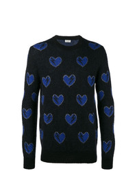 Saint Laurent Mohair Hearts Sweater