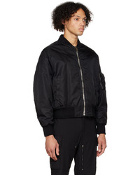 Givenchy Black Embroidered Bomber