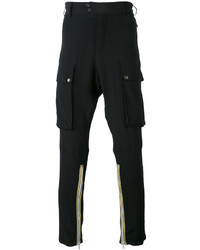 No.21 No21 Embroidered Patch Cargo Trousers