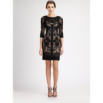 Sue Wong Embroidered Dress