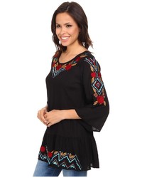 Scully Camila Embroidered Top