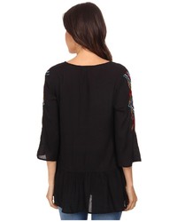 Scully Camila Embroidered Top