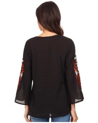 Scully Luciana Embroidered Top