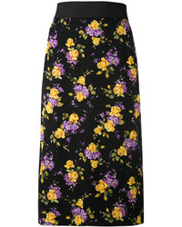 Dolce & Gabbana Floral Embroidered Skirt