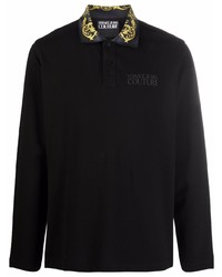 VERSACE JEANS COUTURE Embroidered Logo Polo Shirt