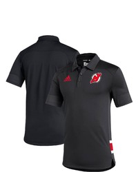 adidas Black New Jersey Devils Under The Lights Roready Coaches Polo