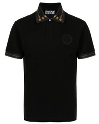 VERSACE JEANS COUTURE Branded Collar Polo Shirt