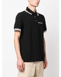 Palm Angels Embroidered Logo Polo Shirt