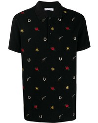 Versace Collection Embroidered Polo Shirt