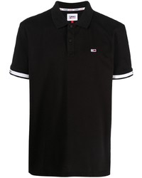 Tommy Jeans Essential Logo Embroidered Piqu Polo Shirt