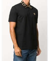 Versace Greca Collar Polo Shirt