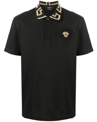 Versace Greca Collar Polo Shirt