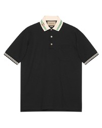 Gucci Interlocking G Collar Polo Shirt