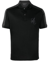 Alexander McQueen Logo Embroidered Colour Block Polo Shirt