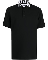 Moschino Logo Embroidered Cotton Polo Shirt