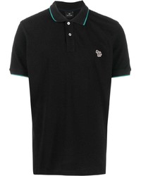 PS Paul Smith Logo Embroidered Cotton Polo Shirt