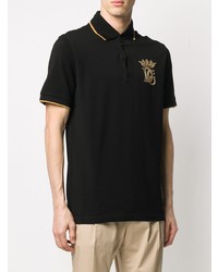 Dolce & Gabbana Logo Embroidered Polo Shirt