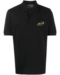 Raf Simons X Fred Perry Logo Embroidered Polo Shirt