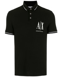 Armani Exchange Logo Embroidered Polo Shirt