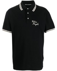 Palm Angels Logo Embroidered Polo Shirt