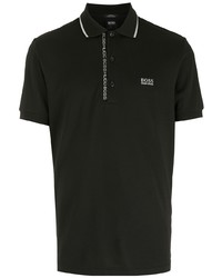 BOSS Logo Embroidered Short Sleeve Polo Shirt