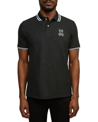 Psycho Bunny Paget Tipped Pique Polo