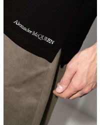 Alexander McQueen Papercut Skull Short Sleeve Polo Shirt