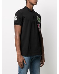 Diesel T Weet E2 Polo Shirt With Printed Patches