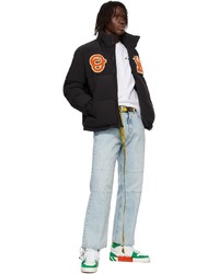 Off-White Black Logo Patch Puffer Jacket