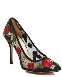 Charlotte Olympia Monroe Embroidered Pump