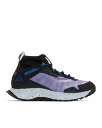 Nike Black And Purple Acg Zoom Terra Zaherra Sneakers