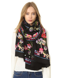 Temperley London Jimi Embroidery Scarf