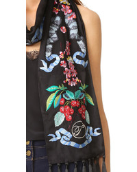 Temperley London Sail Embroidered Dinner Scarf