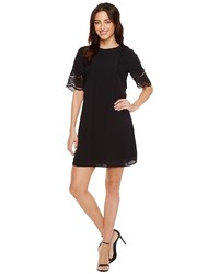 Vince Camuto Short Sleeve Embroidered Shift Dress Dress