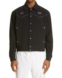 Needles Butterfly Embroidered Piped Cowboy Jacket
