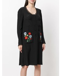 Sonia Rykiel Embroidered Shirt Dress