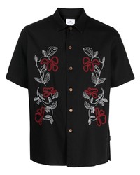 PS Paul Smith Embroidered Design Cotton Shirt