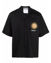 Moschino Embroidered Logo Short Sleeved Shirt
