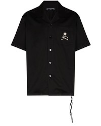 Mastermind Japan Embroidered Motif Short Sleeve Shirt