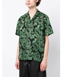 Toga Embroidered Short Sleeve Cotton Shirt