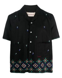 Baziszt Embroidered Short Sleeve Shirt