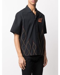 DSQUARED2 Flame Embroidered Short Sleeved Shirt