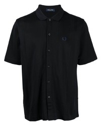 Fred Perry Logo Embroidered Cotton Shirt
