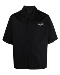 Givenchy Logo Embroidered Short Sleeved Shirt