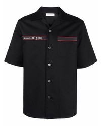 Alexander McQueen Logo Tape Short Sleeve Shirt