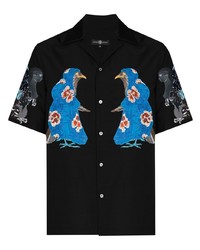 Edward Crutchley X Browns 50 Embroidered Characters Shirt