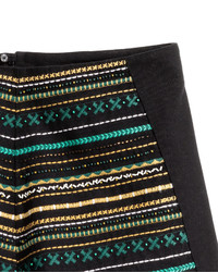 H&M Embroidered Shorts