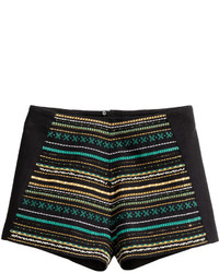 H&M Embroidered Shorts