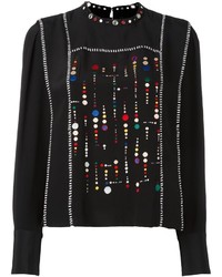 Isabel Marant Embroidered Long Sleeved Blouse